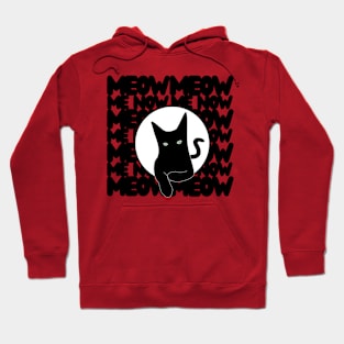 Meow - Me Now - Peeking Hoodie